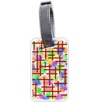 Pattern-repetition-bars-colors Luggage Tag (one side)