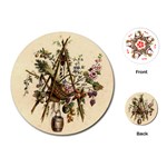 Vintage-antique-plate-china Playing Cards Single Design (Round)