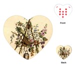 Vintage-antique-plate-china Playing Cards Single Design (Heart)