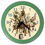 Vintage-antique-plate-china Color Wall Clock