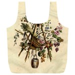Vintage-antique-plate-china Full Print Recycle Bag (XXL)