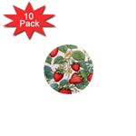 Strawberry-fruits 1  Mini Magnet (10 pack) 