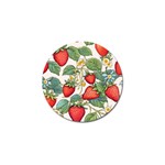 Strawberry-fruits Golf Ball Marker (4 pack)