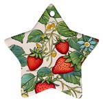 Strawberry-fruits Star Ornament (Two Sides)