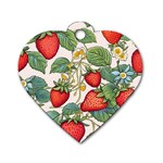 Strawberry-fruits Dog Tag Heart (One Side)