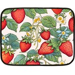 Strawberry-fruits Fleece Blanket (Mini)