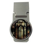 Stained Glass Window Gothic Money Clips (Round) 
