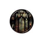 Stained Glass Window Gothic Hat Clip Ball Marker