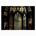 Stained Glass Window Gothic Large Glasses Cloth