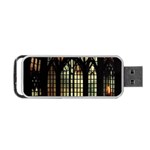 Stained Glass Window Gothic Portable USB Flash (Two Sides)