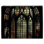 Stained Glass Window Gothic Cosmetic Bag (XXXL)