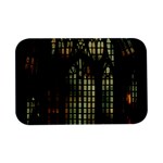 Stained Glass Window Gothic Open Lid Metal Box (Silver)  