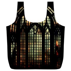 Stained Glass Window Gothic Full Print Recycle Bag (XXL) from ZippyPress Back