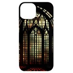 Stained Glass Window Gothic iPhone 14 Black UV Print Case