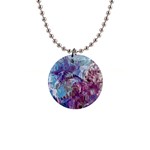 Blend Marbling 1  Button Necklace