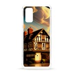 Village House Cottage Medieval Timber Tudor Split timber Frame Architecture Town Twilight Chimney Samsung Galaxy S20 6.2 Inch TPU UV Case