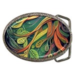 Outdoors Night Setting Scene Forest Woods Light Moonlight Nature Wilderness Leaves Branches Abstract Belt Buckles