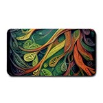 Outdoors Night Setting Scene Forest Woods Light Moonlight Nature Wilderness Leaves Branches Abstract Medium Bar Mat