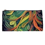 Outdoors Night Setting Scene Forest Woods Light Moonlight Nature Wilderness Leaves Branches Abstract Pencil Case