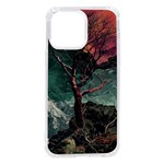 Night Sky Nature Tree Night Landscape Forest Galaxy Fantasy Dark Sky Planet iPhone 14 Pro Max TPU UV Print Case