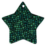 Squares cubism geometric background Ornament (Star)