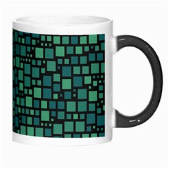 Squares cubism geometric background Morph Mug from ZippyPress Right