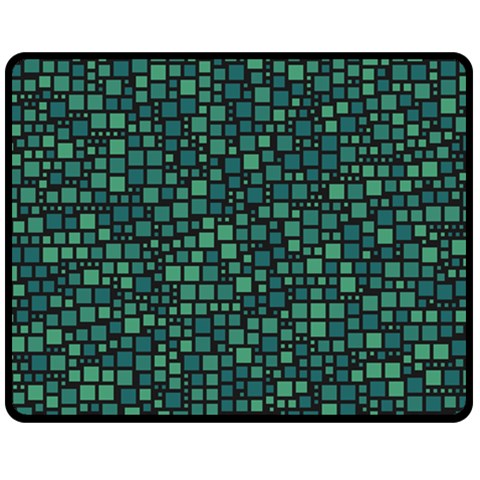Squares cubism geometric background Fleece Blanket (Medium) from ZippyPress 60 x50  Blanket Front