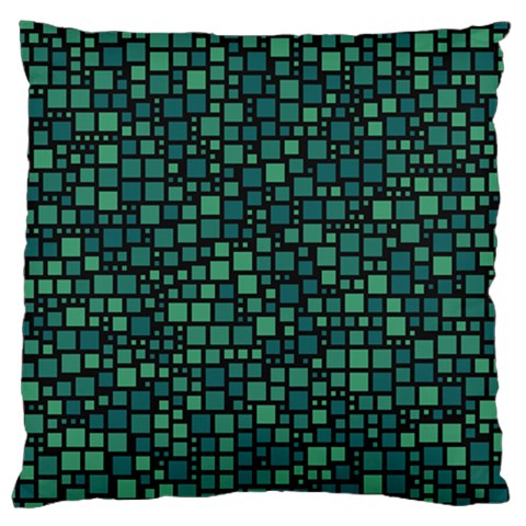 Squares cubism geometric background Standard Premium Plush Fleece Cushion Case (Two Sides) from ZippyPress Front