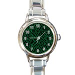 Confetti Texture Tileable Repeating Round Italian Charm Watch