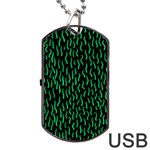 Confetti Texture Tileable Repeating Dog Tag USB Flash (One Side)