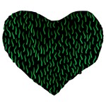 Confetti Texture Tileable Repeating Large 19  Premium Heart Shape Cushions
