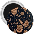 Background Pattern Leaves Texture 3  Magnets