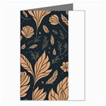 Background Pattern Leaves Texture Greeting Cards (Pkg of 8)