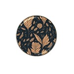 Background Pattern Leaves Texture Hat Clip Ball Marker