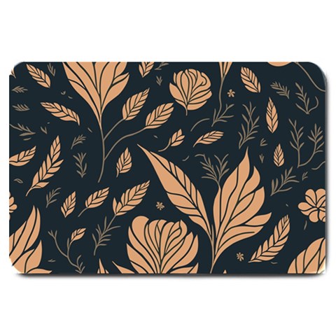 Background Pattern Leaves Texture Large Doormat from ZippyPress 30 x20  Door Mat