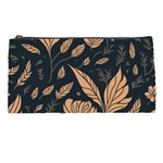 Background Pattern Leaves Texture Pencil Case