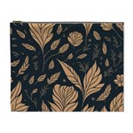 Background Pattern Leaves Texture Cosmetic Bag (XL)