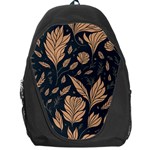 Background Pattern Leaves Texture Backpack Bag