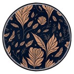 Background Pattern Leaves Texture Wireless Fast Charger(Black)