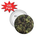 Green Camouflage Military Army Pattern 1.75  Buttons (100 pack) 