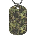 Green Camouflage Military Army Pattern Dog Tag (One Side)