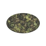 Green Camouflage Military Army Pattern Sticker Oval (100 pack)
