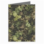 Green Camouflage Military Army Pattern Greeting Card