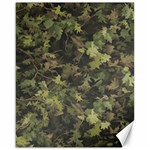 Green Camouflage Military Army Pattern Canvas 16  x 20 