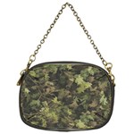 Green Camouflage Military Army Pattern Chain Purse (One Side)
