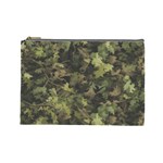 Green Camouflage Military Army Pattern Cosmetic Bag (Large)
