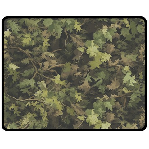 Green Camouflage Military Army Pattern Fleece Blanket (Medium) from ZippyPress 60 x50  Blanket Front