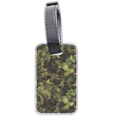 Green Camouflage Military Army Pattern Luggage Tag (two sides) from ZippyPress Front