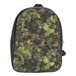 Green Camouflage Military Army Pattern School Bag (XL)