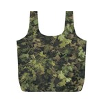 Green Camouflage Military Army Pattern Full Print Recycle Bag (M)